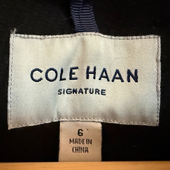 Cole Haan Signature black wool blend coat - Size 6 - Picture 7 of 9